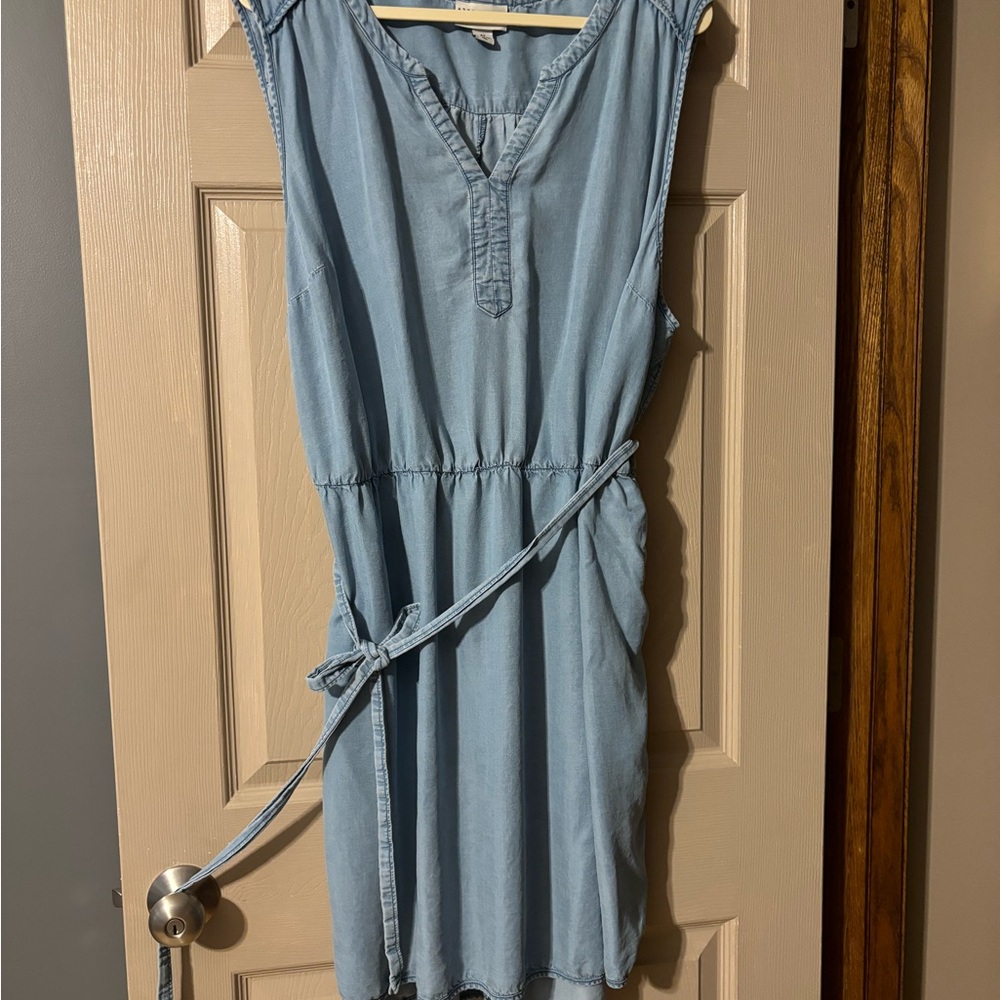 Light Blue Sleeveless Dress